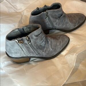 Blowfish Women's Gray Ankle Boots